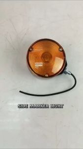 Trailer Truck Lorry Lollipop Earring Amber Mirror Side Maker Lamp Light 24V( Anting-anting Lampu Lampu Pembuat Sisi Cermin Amber)