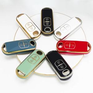 2 Buttons Car Remote Key TPU Case Cover Shell for Mazda CX-3 CX3 CX-5 CX5 CX7 CX-9 CX8 2 3 5 6 BL BM GJ Atenza Axela Demio