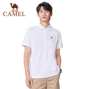 Cameljeans Mens Polo Shirt Summer New Moisture-absorbing Quick-drying Breathable Short Sleeve T-shirt