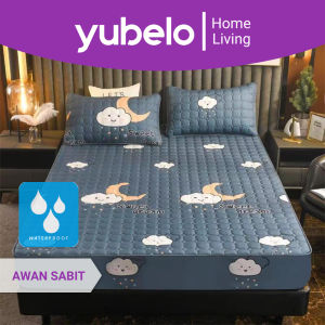 YUBELO Sprei Waterproof Quilt Motif NO 1 180 x 200 Cm KING- Sprei Anti Air Bed Cover karakter Premium Sprei Polyester Blend Unisex Sprei Motif Animal Print - Lazada