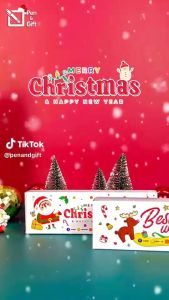 สลักชื่อ LAMY Joyful Time - Safari Rollerball Pen (Christmas & New Year) ปากกาลามี่ โรลเลอร์บอล พิเศษสลักอิโมจิ+กล่องสกรีนลายสุดน่ารัก Best Wisher