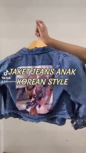 3D Jaket Anak Jean Mini Anak 2-10 tahun/jaket anak korean style