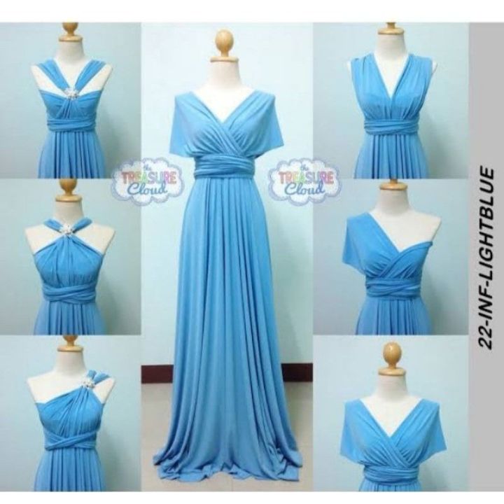 Light blue infinity dress hotsell