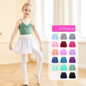 Váy Múa Ba Lê Voan Cho Bé Gái Và Người Lớn Chất Liệu Polyester Dệt Kim Kiểu Dáng Mini Lưng Thun Chất Liệu Mỏng Nhẹ.