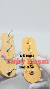 Đế gắn móng mẫu Lorossi vàng bạc sang trọng | Đế tập vẽ nail | Đế đặt móng nail box