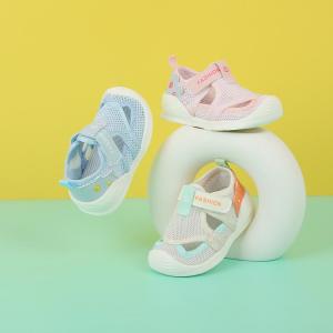 Functional Shoes Corrective Sandals for Crawling Babies Boys Soft Bottom Step Walking Shoes Anti-Slip Rubber Sole Mesh Upper