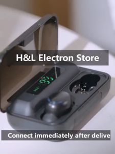 Tai nghe bluetooth  F9 TWS 5.0 bản Quốc tế không dây cảm ứng chống nước IPX5 chống ồn tích hợp sạc dự phòng 2500mAh