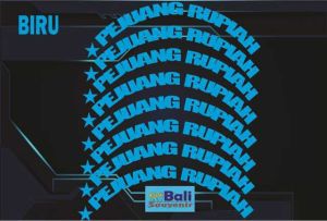 stiker ban 3D  "PEJUANG RUPIAH" FREE CUSTOM
