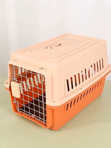 【VIDKHSY Store】Pet Carrier for Dogs & Cats Travel Cage Airline Approved Portable Large Capacity Crate