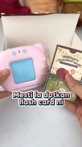 Moo Baby Flash Card Reader for Kids Early Learning Reading Card for Kids Learning Card for Kid  Kad Belajar Kanak Kanak