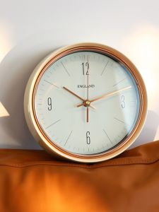 Scandinavian Clock For Home Fancy Creative Pocket Watch Simple and Stylish Personality Living Room Decorations Punch-Free Small Wall Clock