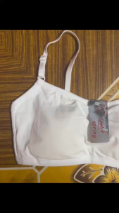 Áo Lá Học Sinh S6040 Cotton Trái Dâu Mút May Liền Bản Dây Nhỏ Xinh Xắn