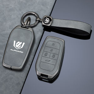 Applicable to 2015-2023 Toyota ELFA Key Cover Alpha Alphard Leather Bag Metal Casing Buckle