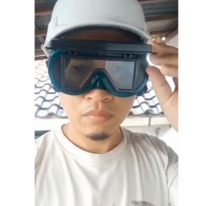 COD Cepat Taffware Kacamata Las Otomatis Auto Darkening Soldering Goggles / Kacamata Otomatis Auto Gelap Autodark Pelindung Mata Sinar Cahaya Las Welded Anti Silau - YZ01