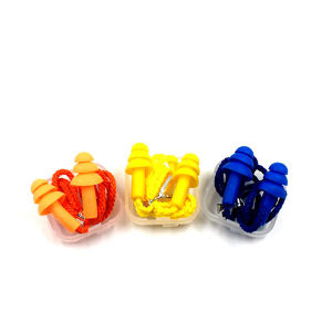 B.F. Silicone Swimming Ear Plugs Earplugs Earbuds Hearing Protect Safety EarPlugs With Box