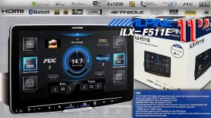 ALPINE รุ่น iLX-F511E วิทยุ ขนาดจอ 11 นิ้ว 1 DIN ล่นไฟล์เพลงความละเอียดสูง HI-RES AUDIO LDAC CarPlay Wireless (ไร้สาย) Android Auto (แบบมีสาย)