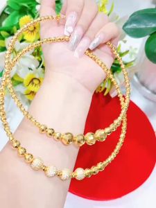 Kiềng cổ bi xoàn mạ 18.k cao cấp K506