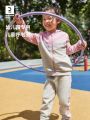 Decathlon Hula Hoop for Kids Kindergarten Indoor Fitness Small Size No Hurt Waist Weight Loss Children KIDA Non-Wearing Toy. 