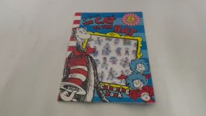 Dr Seuss The Cat In The Hat Puffy Stickers Colouring Book For Kids to Color