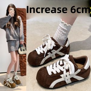 DINGMUYI | Inner Heel Height Retro Lightweight Matching Sports Shoes