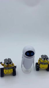 Herocross | Anime Cute Wall-E Robot Mobilization Wall E & EVE PVC Action Figure Collection Model Toys Dolls Home Ornaments Christmas Gift