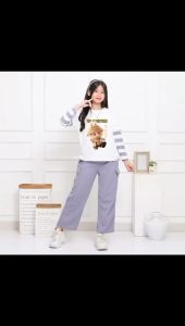 Gsfit4You: Setelan Casual Anak Perempuan & Knit Celana Cargo