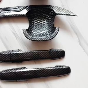 Paket Cover Handle Outer Pintu Tutup Tangki Mobil Agya 2023 Carbon