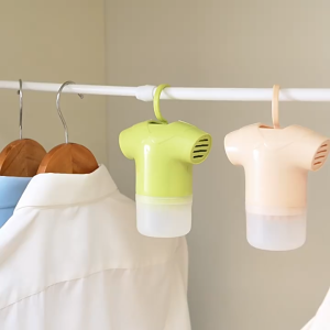 Reusable Clothes Dehumidification Box Anti-Mold Moisture Absorbing Dehumidifier Packs Hanging With Water Collector And Hook