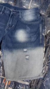 Quần short nam jean đen rách iconn chất bò phối dây kéo form đẹp chuẩn vải dày co dãn mẫu mới nhất cao cấp