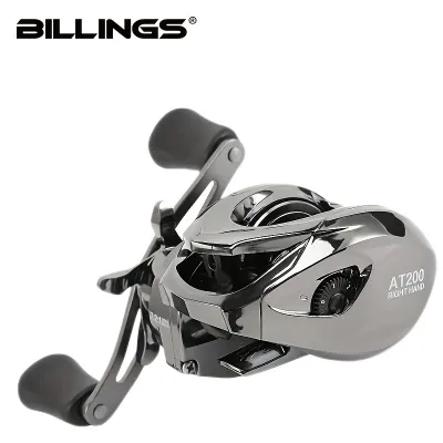 Rooblinos AK Series7.2:1 Gear Ratio2+1 Ball Bearing18LB Max DragBaitcasting ReelFor Freshwater Saltwater