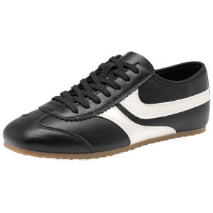 DUSTO | Brown Retro Versatile Casual Trainer with Hidden Heel