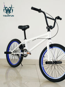 BMX Trick Performing Climbing Bike