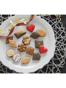 Mô Phỏng Đồ Trang Trí Bánh Quy Chocolate Valentine Mini Cookie Cutter DIY Baking Tool Moulds for Cooking And Baking Kitchen Utensils