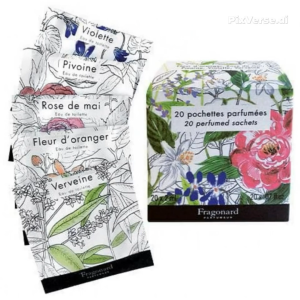 Fragonard Set of 20 in 1 Travel Perfume Sachets Gift Box by Senteurs de Provence since 2004