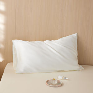 Silky lyocell Fiber Pillowcase.Summer Cool Feeling Pillow CasesBreathable White Pillow Cover For Single People 48*74cm 1/2pcs