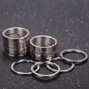HIGH QUALITY 28MM FLAT SPLIT RING KEY RING FOR JEWELRY MAKING KEYCHAIN DIY