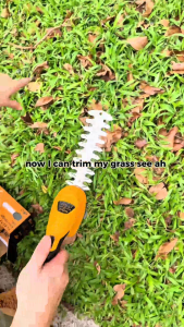 KEELAT Rechargeable Hedge Trimmer Lightweight Body High Power Pruning Fast Long Battery Life Easy To Use