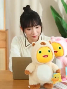 Nailong Plushie Milk Dragon Turns Into Capybara Plush / Nailong Patung Toy Doll - Cute Birthday Gift Comel