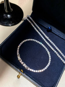 CAFFTI | Full Zirconia Diamond Silver Fashionable Elegant Charm Bracelet