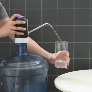 Electric Water Dispenser Pump – USB Rechargeable Smart Automatic Drinking Water Bottle Pump Portable Drinking Water Bottle Pump for Home/Office