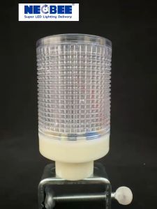 ไฟจราจร LED แบบพลังงานแสงอาทิตย์ ไฟสัญญาณเตือน ชนิด ก้าน 4 LED กระพริบฉุกเฉิน มี 3สีให้เลือก สีน้ำเงิน แดง