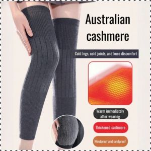 ✨IN STOCK✨Extended Warm Cashmere Knee Pads Winter Warm Leg Sleeves Knee Joint Warmer Heat Preserved Leg Cover