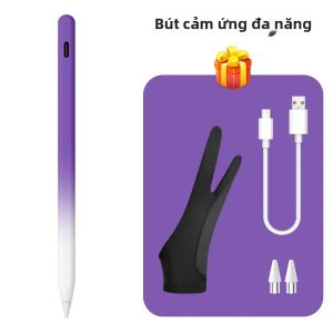 Bút Cảm Ứng Đa Năng Kèm Găng Tay Dành Cho Huawei Lenovo Samsung Xiaomi - Bút Cảm Ứng Android IOS Windows Sạc Nhanh Hút Từ Tính Cho Máy Tính Bảng