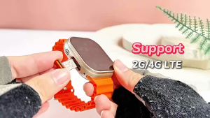 4G K4G Ultra Smart Watch Support Sim Card 2.03 HD Smart Watch Ultral 10 With Camera Men Women Smartwatch Waterproof Sport Fitness SmartWatch