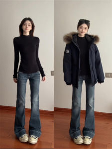 SUHUIQIAN | Slim Fitting Cotton Long Sleeve T-Shirt