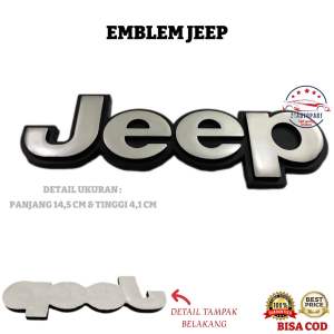 Emblem Mobil Tulisan Jeep