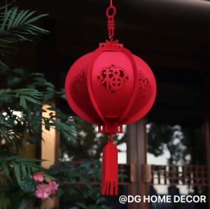 Đèn Lồng Đỏ Cao 30CM Decor Trang Trí Tết Mang Đến May Mắn Tài Lộc Cho Gia Chủ DG-177