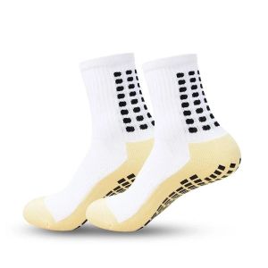 Kaos Kaki Anti Slip Pendek Olahraga Hitam Putih Tebal Pria Wanita