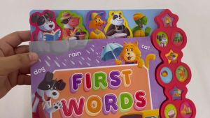First Words Sound Book For Kids To Learn Simple Words with Amazing Sounds