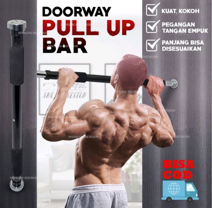 PULL UP BAR / DOOR CHIN UP / DOOR WAY GYMBAR / ALAT FITNES PULL UP